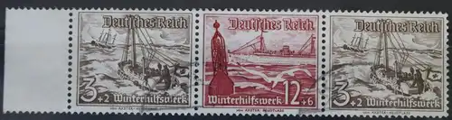 Deutsches Reich Zd W132 gestempelt Zusammendruck ungefaltet #VG171