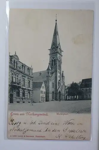 AK Neckargemünd Marktplatz 1901 #PI891