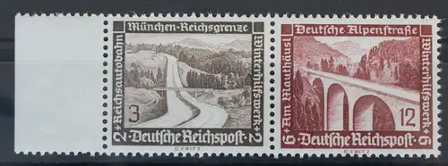 Deutsches Reich Zd W115 postfrisch Zusammendruck ungefaltet #VG019