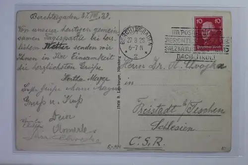 AK Berchtesgaden Der Königssee vom Malerwinkel 1928 #PI962