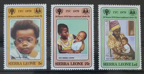 Sierra Leone 578-580 postfrisch #VD155