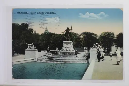 AK München Vater Rheindenkmal 1937 #PI981