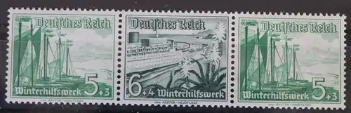 Deutsches Reich Zd W126 postfrisch Zusammendruck ungefaltet #VG138