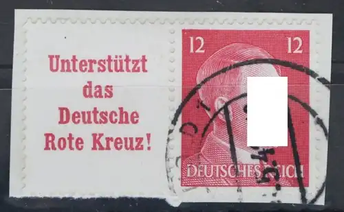 Deutsches Reich Zd W156 gestempelt Zusammendruck ungefaltet #VG652