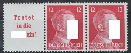 Deutsches Reich Zd W157 postfrisch Zusammendruck ungefaltet #VG665