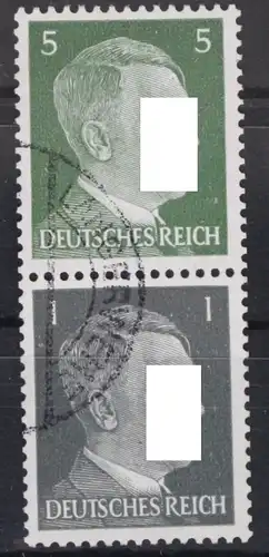 Deutsches Reich Zd S270 gestempelt Zusammendruck ungefaltet #VG672