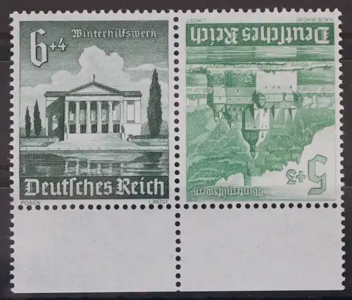 Deutsches Reich Zd K38 postfrisch Zusammendruck ungefaltet #VG476