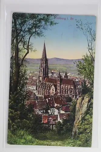 AK Freiburg im Breisgau Stadtansicht 1912 #PJ022