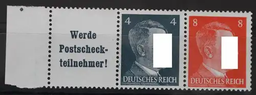 Deutsches Reich Zd W153 postfrisch Zusammendruck ungefaltet #VG634