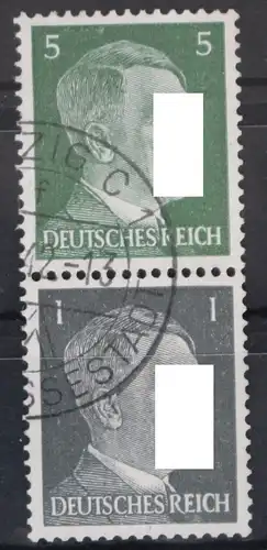 Deutsches Reich Zd S270 gestempelt Zusammendruck ungefaltet #VG671