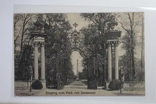 AK Potsdam Eingang zum Park von Sanssouci #PI862