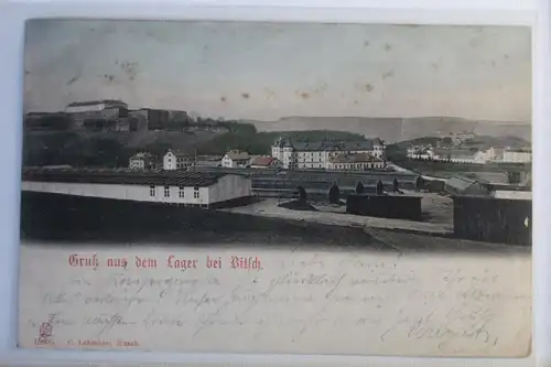 AK Bitsch Gruß aus dem Lager bei Bitsch 1903 #PJ055