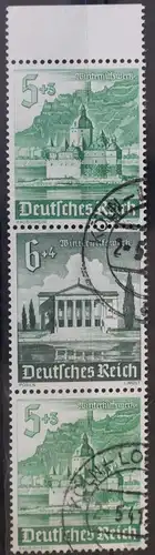 Deutsches Reich Zd S259 gestempelt Zusammendruck ungefaltet #VG396