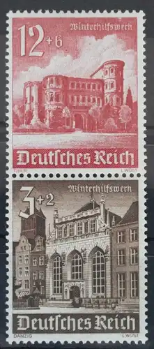 Deutsches Reich Zd S266 postfrisch Zusammendruck ungefaltet #VG444