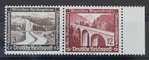 Deutsches Reich Zd W115 postfrisch Zusammendruck ungefaltet #VG018