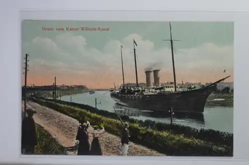 AK Kaiser-Wilhelm-Kanal Grußkarte #PI948