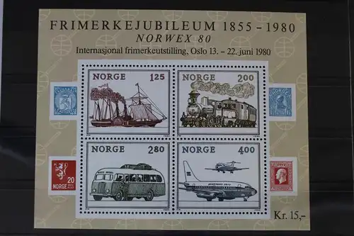 Norwegen Block 3 mit 817-820 postfrisch #VD110