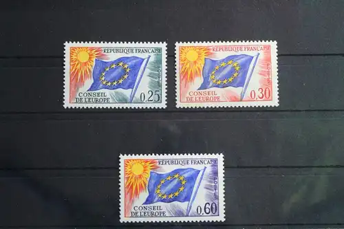 Frankreich Dienstmarken Europarat 10-12 postfrisch #VD446