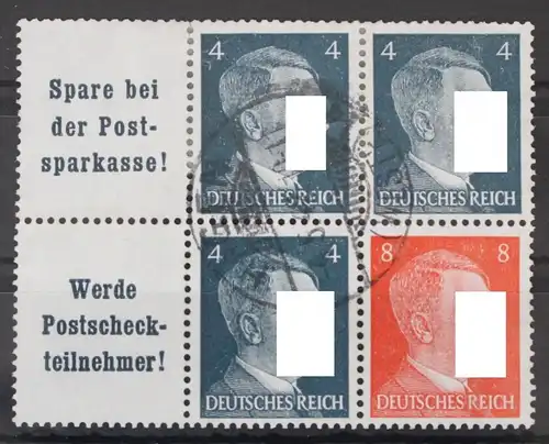 Deutsches Reich Zd W151, W152 und S278 gestempelt #VG778