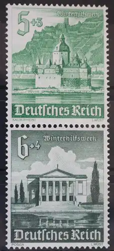 Deutsches Reich Zd S258 postfrisch Zusammendruck ungefaltet #VG375