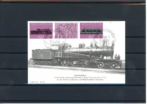 Schweiz 1214-1215 Eisenbahn Ersttagesbrief/FDC #IX199