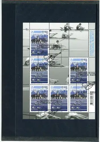 Slowenien Kleinbogen 901 gestempelt Rudern #JJ974
