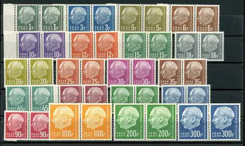 Saarland waag. Paare 409-428 postfrisch #JJ903