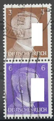 Deutsches Reich Zd S274 gestempelt Zusammendruck ungefaltet #VG699