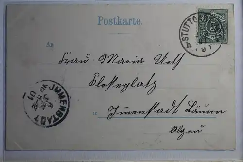 AK Deutschland Grußkarte 1901 #PJ133