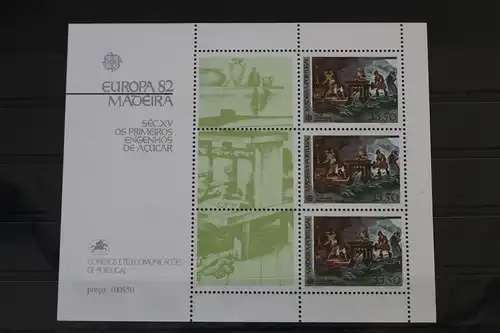 Portugal Madeira Block 3 mit 77 postfrisch #VJ942