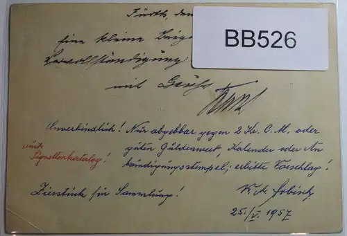 Deutsches Reich Zd W31 und 2x 426 auf Postkarte schön gestempelt #BB526