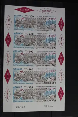 Monaco 2333B-2334B postfrisch als Kleinbogen #VJ185