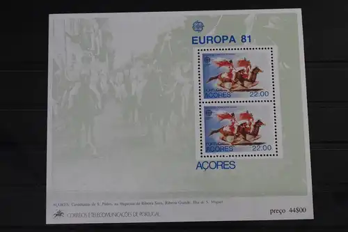 Portugal Azoren Block 2 mit 342 postfrisch #VK563