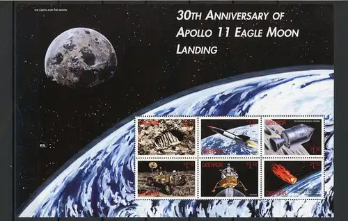 Grenada Kleinbogen 3952-3957 postfrisch Raumfahrt #GF717