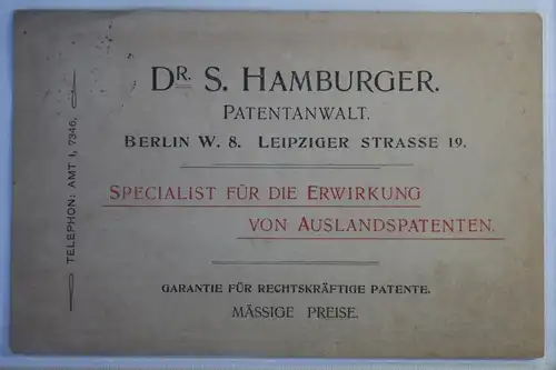 AK Berlin Dr. S. Hamburger - Patentanwalt #PJ086