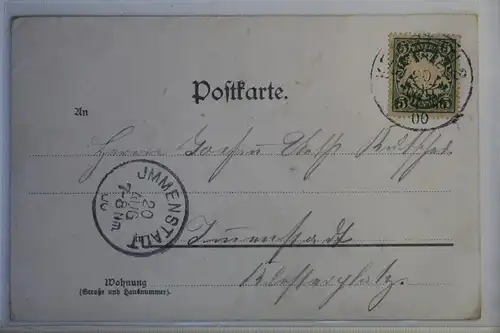 AK Kempten (Allgäu) Ortsansicht 1900 #PJ096