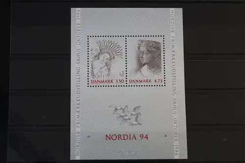Dänemark Block 8 mit 1023-1024 postfrisch #VI907