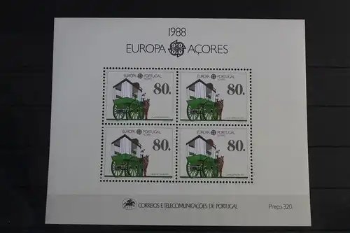 Portugal Azoren Block 9 mit 390 postfrisch #VI952