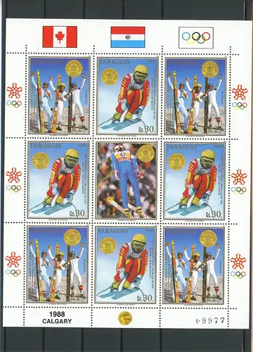 Paraguay Kleinbogen 4265-4266 postfrisch Olympische Spiele #ID448