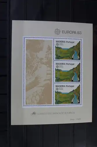 Portugal Madeira Block 4 mit 84 postfrisch #VJ961