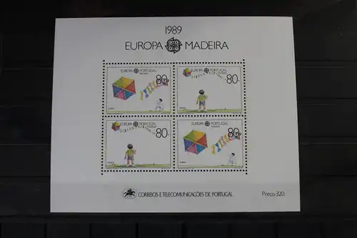 Portugal Madeira Block 10 mit 125-126 postfrisch #VJ977