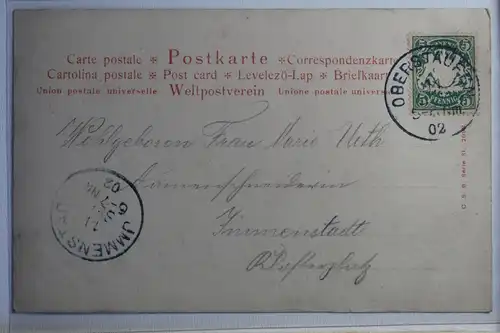 AK Deutschland Grußkarte 1902 #PJ153