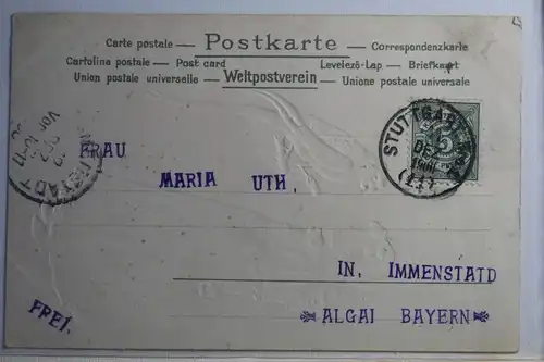 AK Deutschland Grußkarte 1900 #PJ138