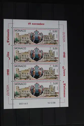 Monaco 2411 postfrisch als Kleinbogen #VJ194