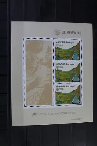 Portugal Madeira Block 4 mit 84 postfrisch #VJ960