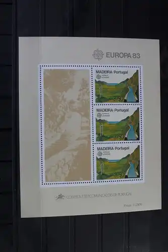 Portugal Madeira Block 4 mit 84 postfrisch #VJ959