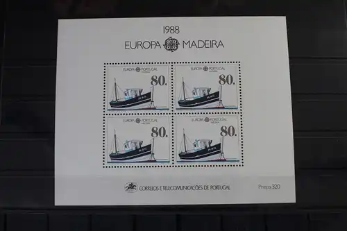 Portugal Madeira Block 9 mit 118 postfrisch #VJ969