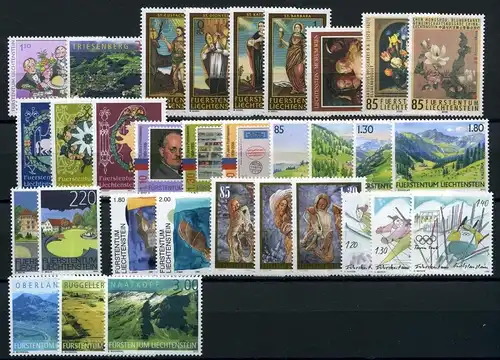 Liechtenstein Jahrgang 2005 1368-1399 postfrisch #HX082