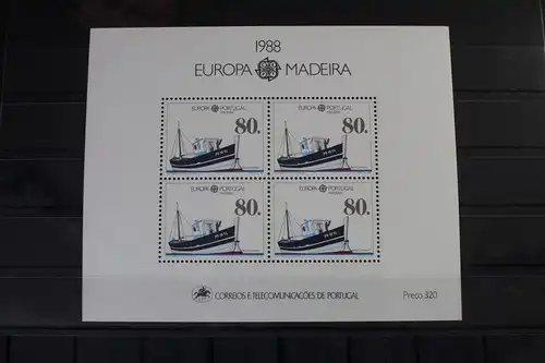 Portugal Madeira Block 9 mit 118 postfrisch #VJ968