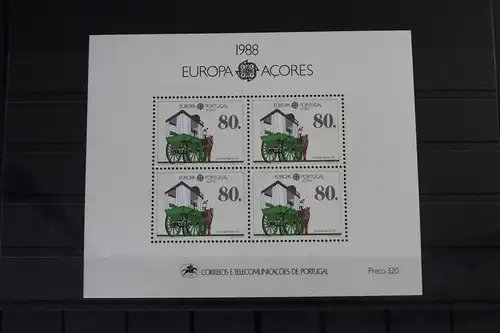 Portugal Azoren Block 9 mit 390 postfrisch #VJ991